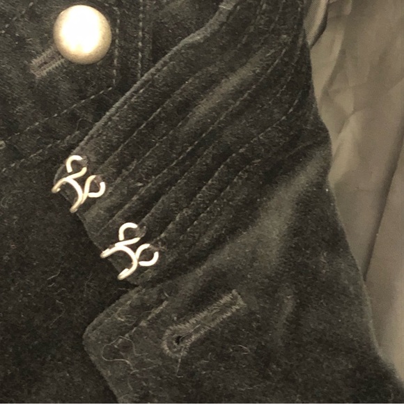 ▪️Mossimo Black Velvet Jacket Womens▪️ - Picture 9 of 10